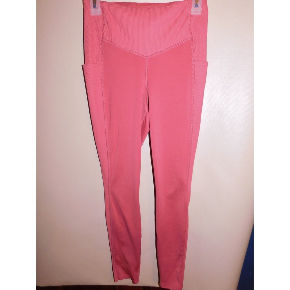 The North Face Womens Yoga Pants Pink with Pockets Medium